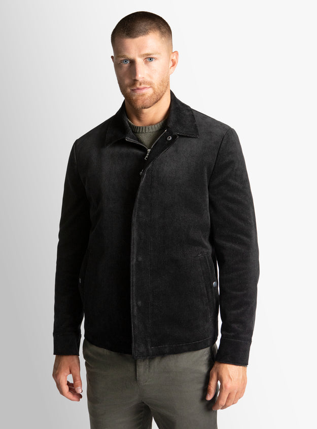Santino Black Corduroy Jacket