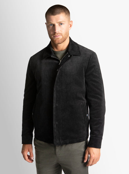 Santino Corduroy Black Jacket