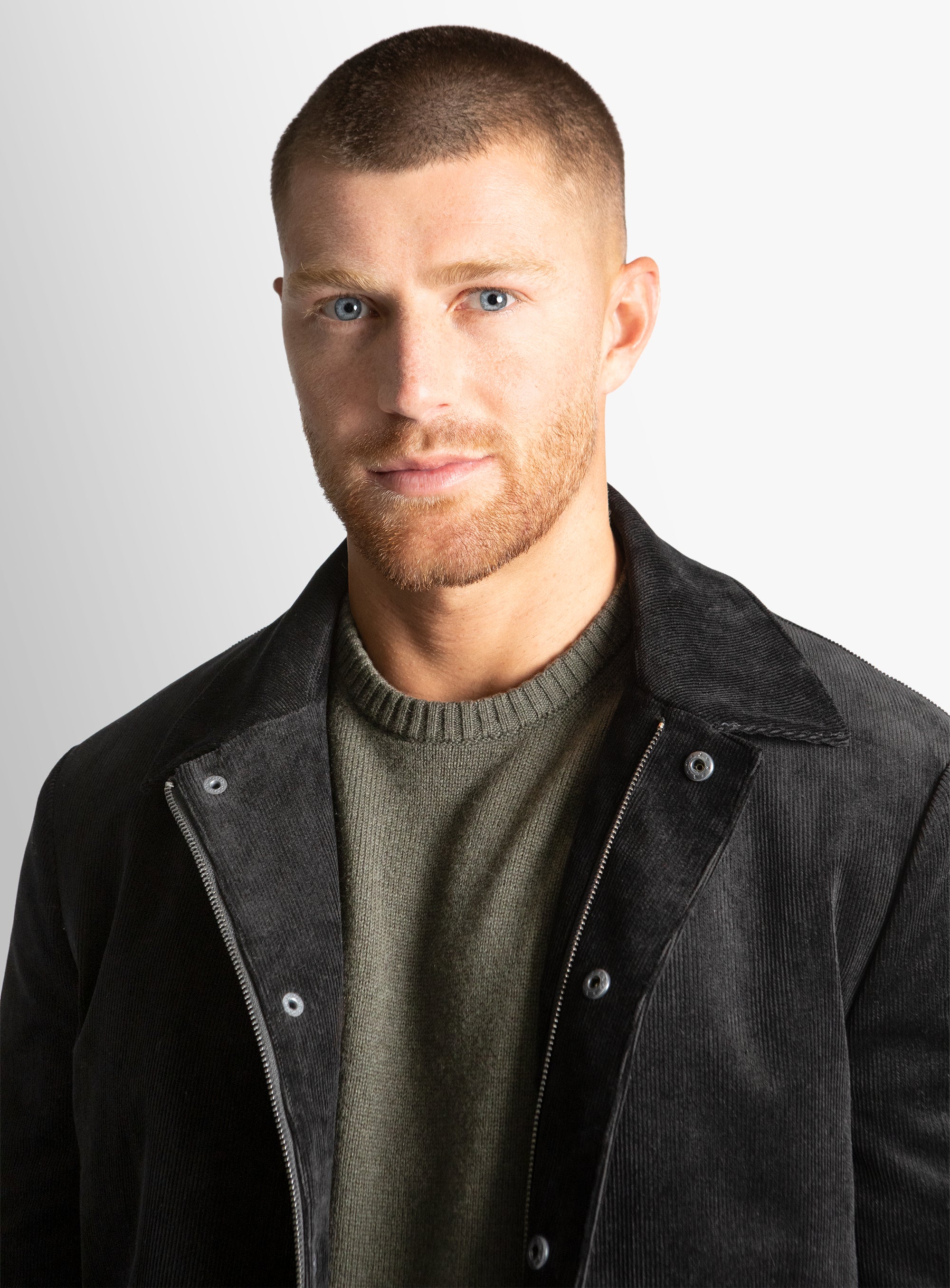 Santino Black Corduroy Jacket