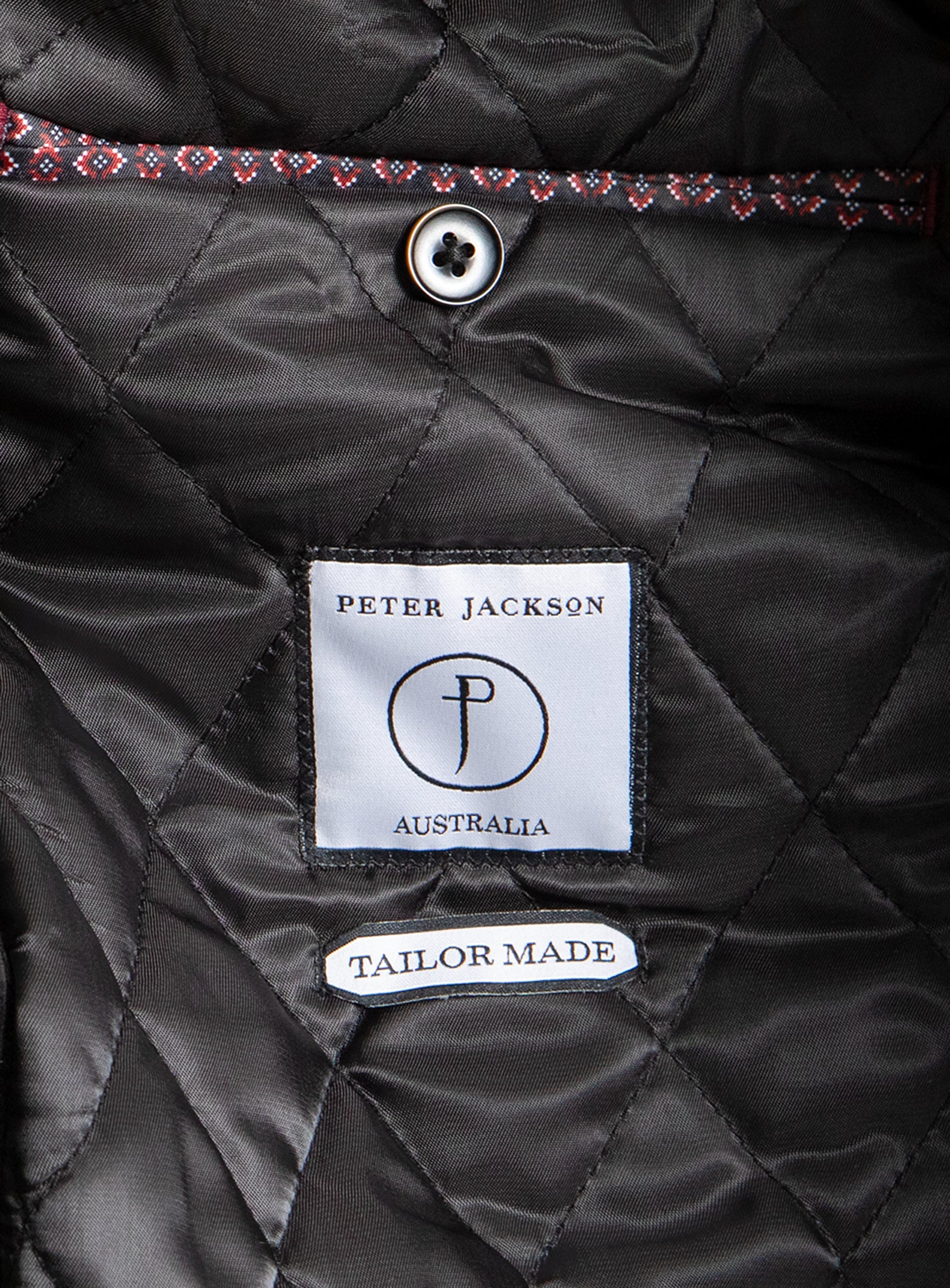 Santino Black Corduroy Jacket