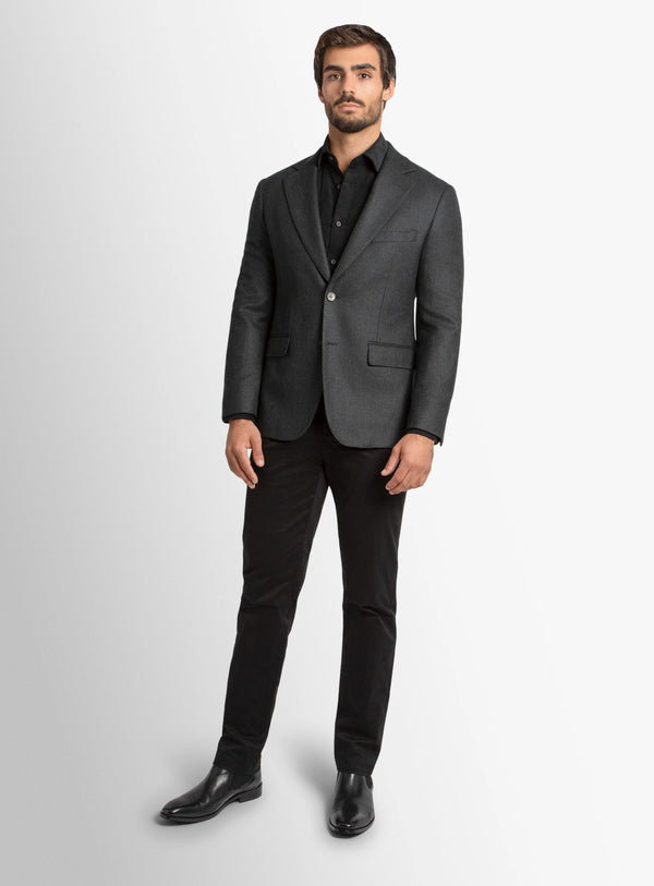 Vito Basketweave Green Jacket