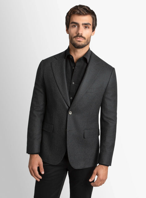 Vito Basketweave Green Jacket