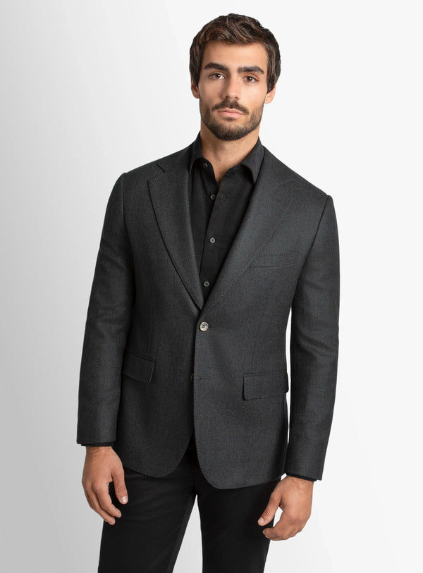 Vito Basketweave Green Jacket