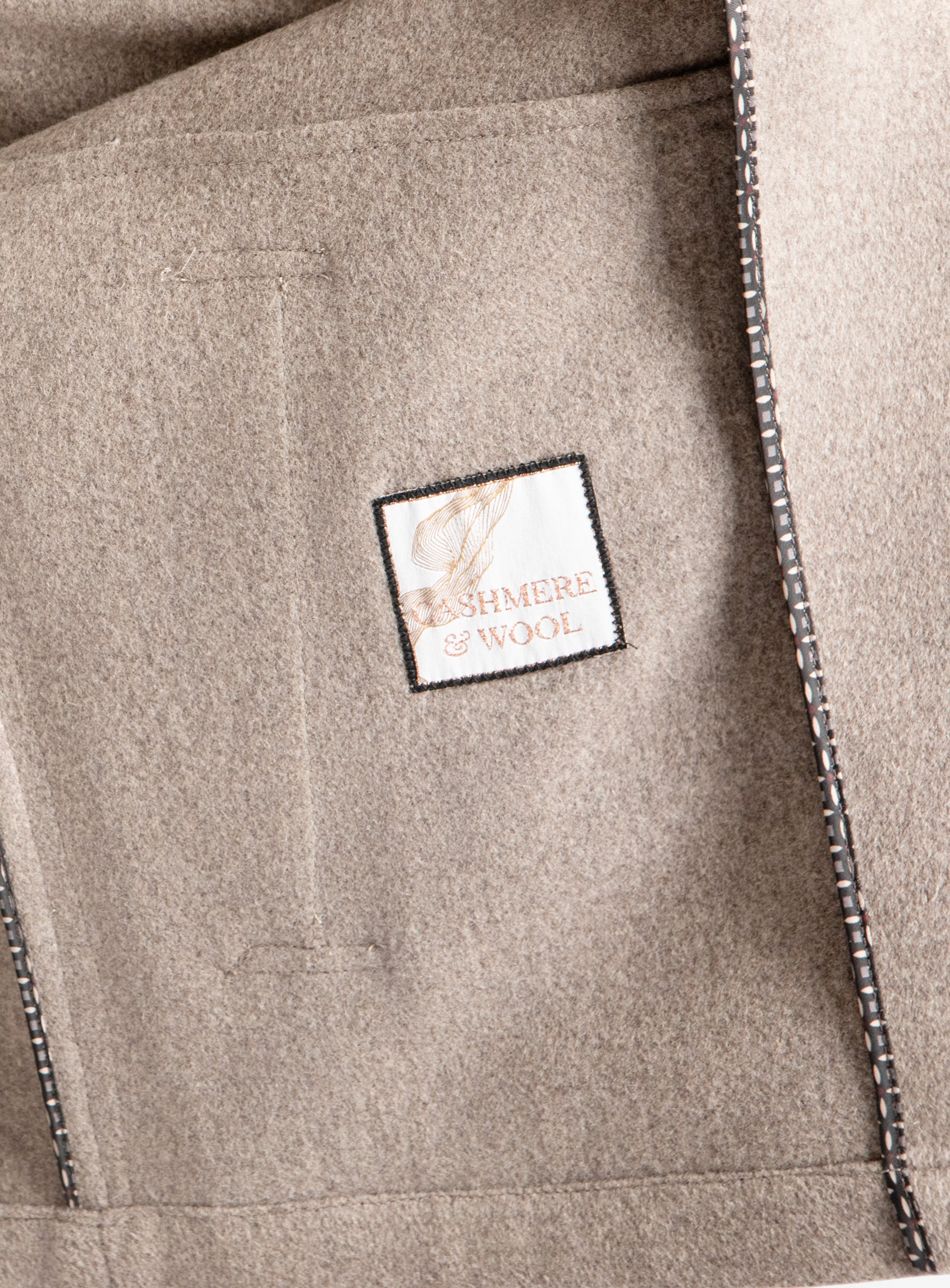 Caruso Taupe Pile Jacket