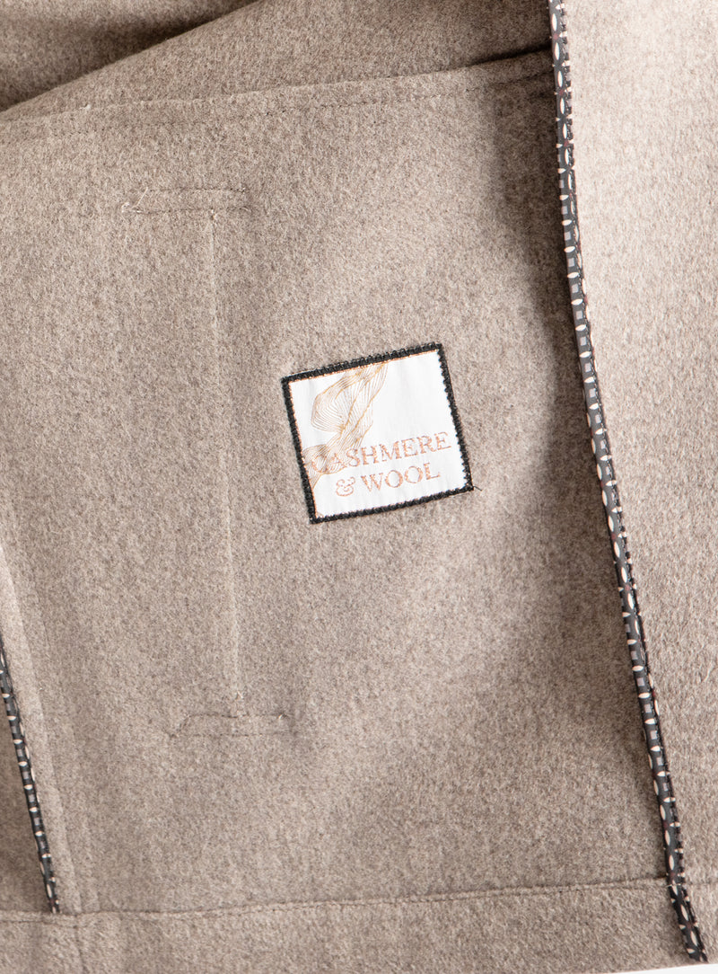 Caruso Taupe Pile Jacket