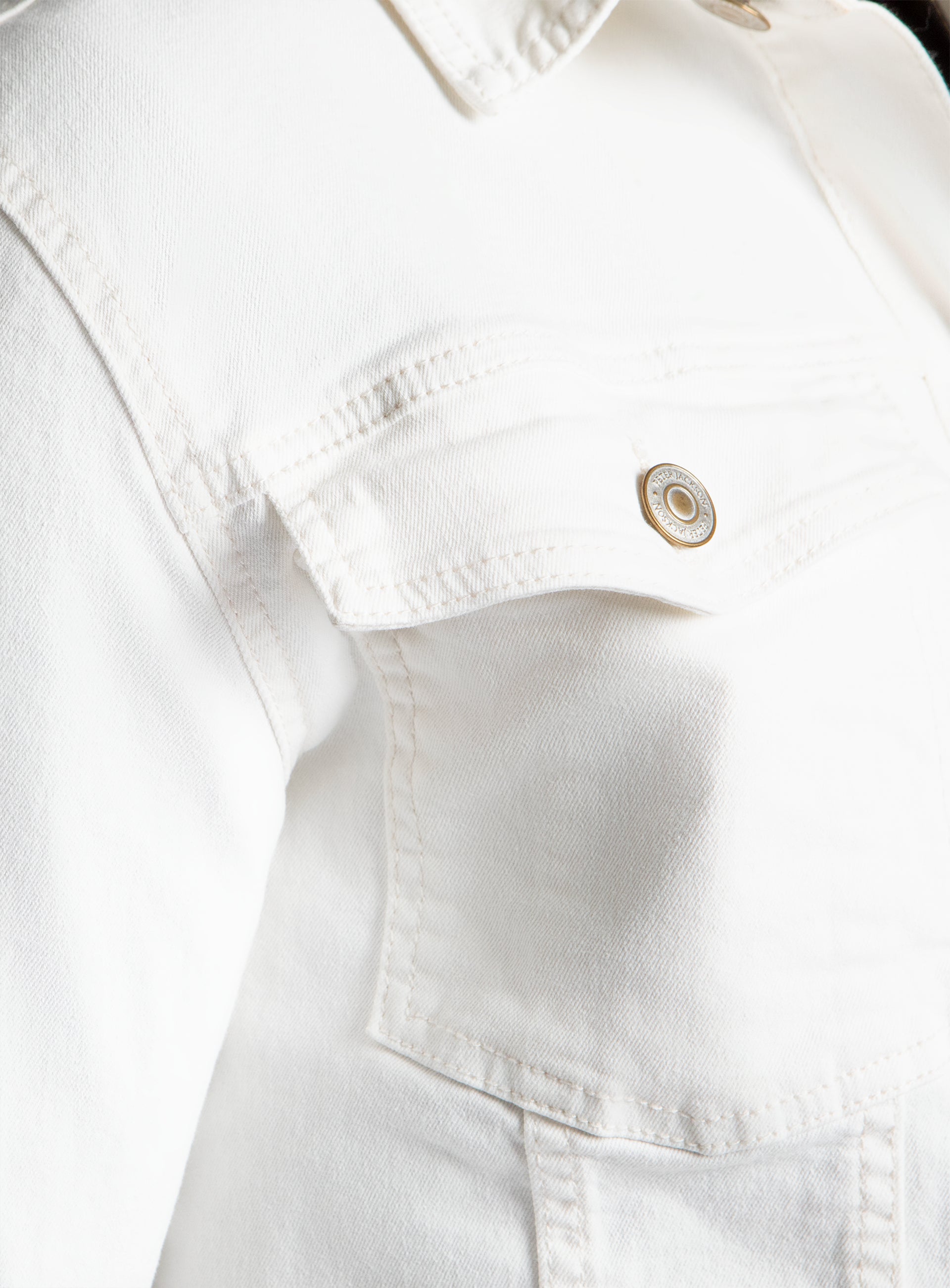 Alessio Off White Denim Jacket