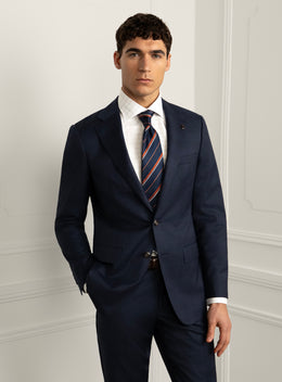 Pazzi Plaid Navy Suit