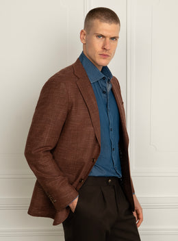 Vitale Basketweave Orange Sport Jacket