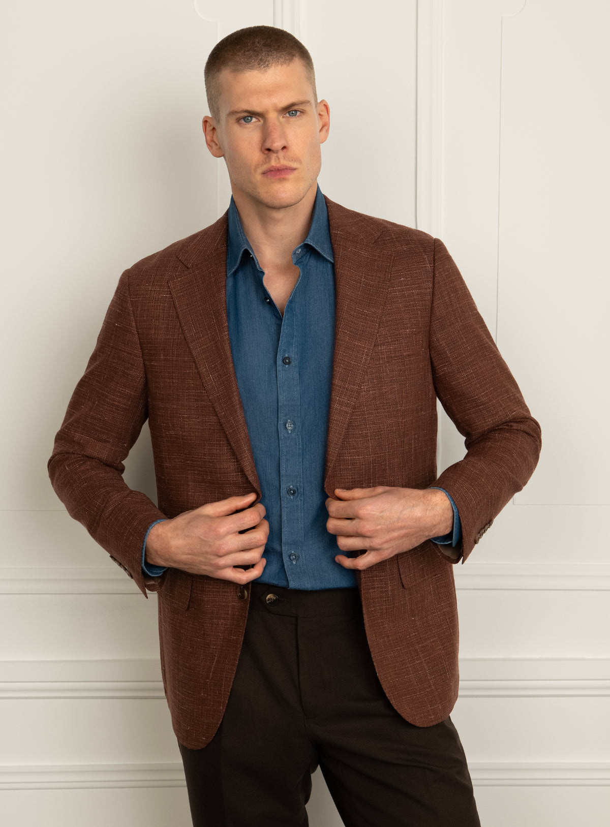 Vitale Basketweave Orange Sport Jacket