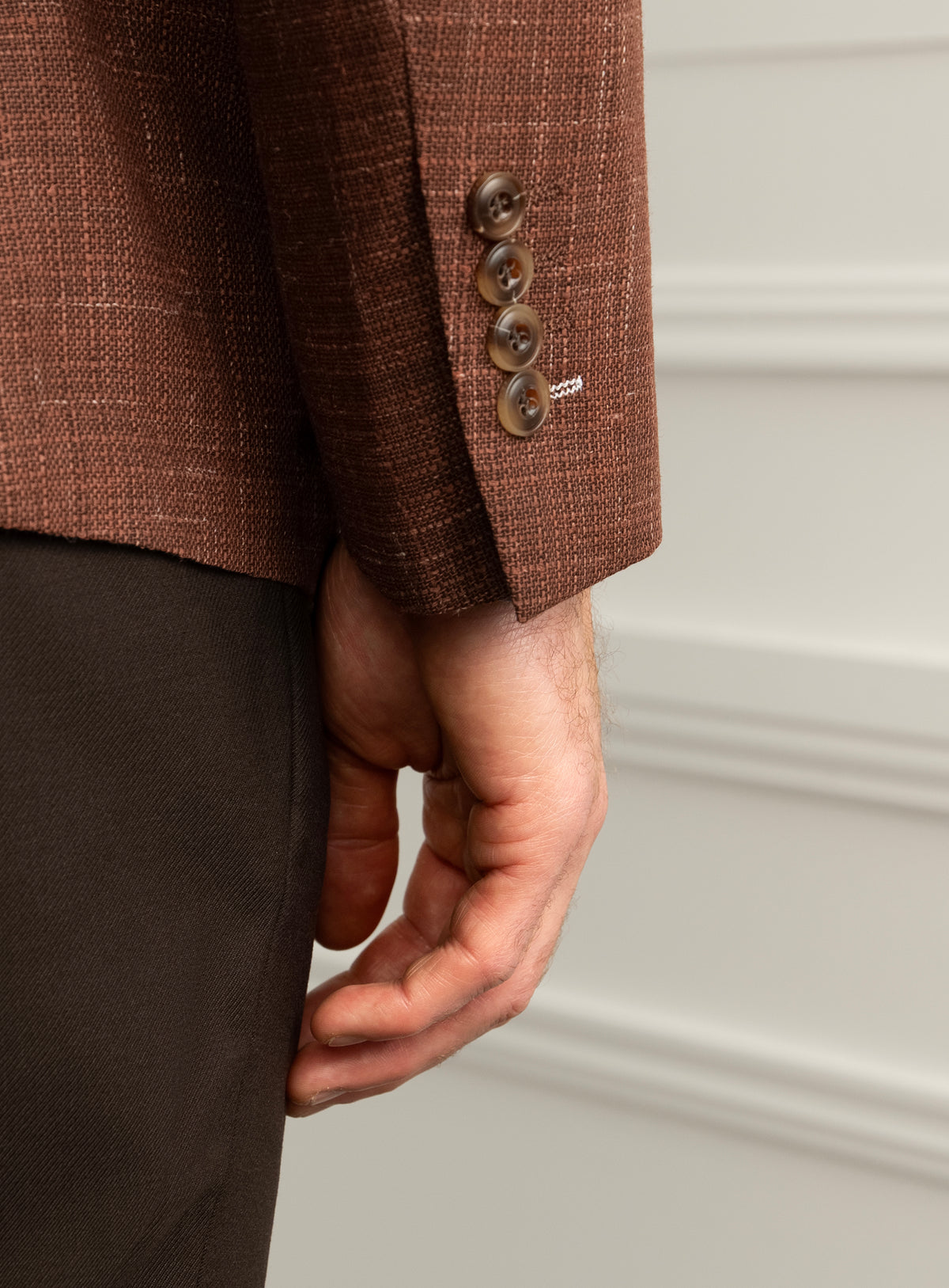 Vitale Basketweave Orange Sport Jacket