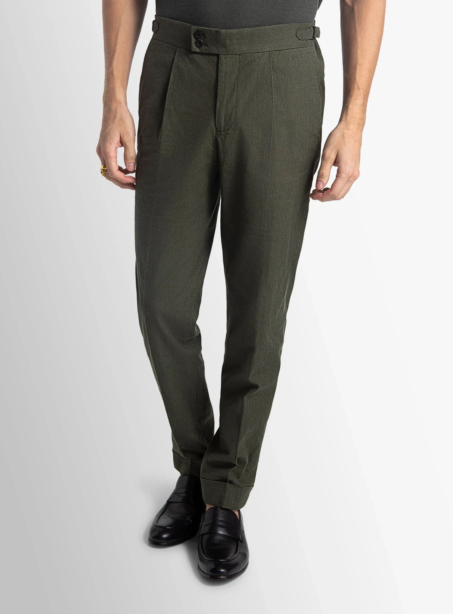 Santorini Olive Trousers