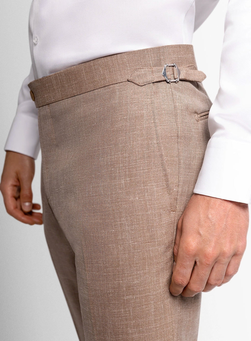 Argenta Apricot Basketweave Trousers