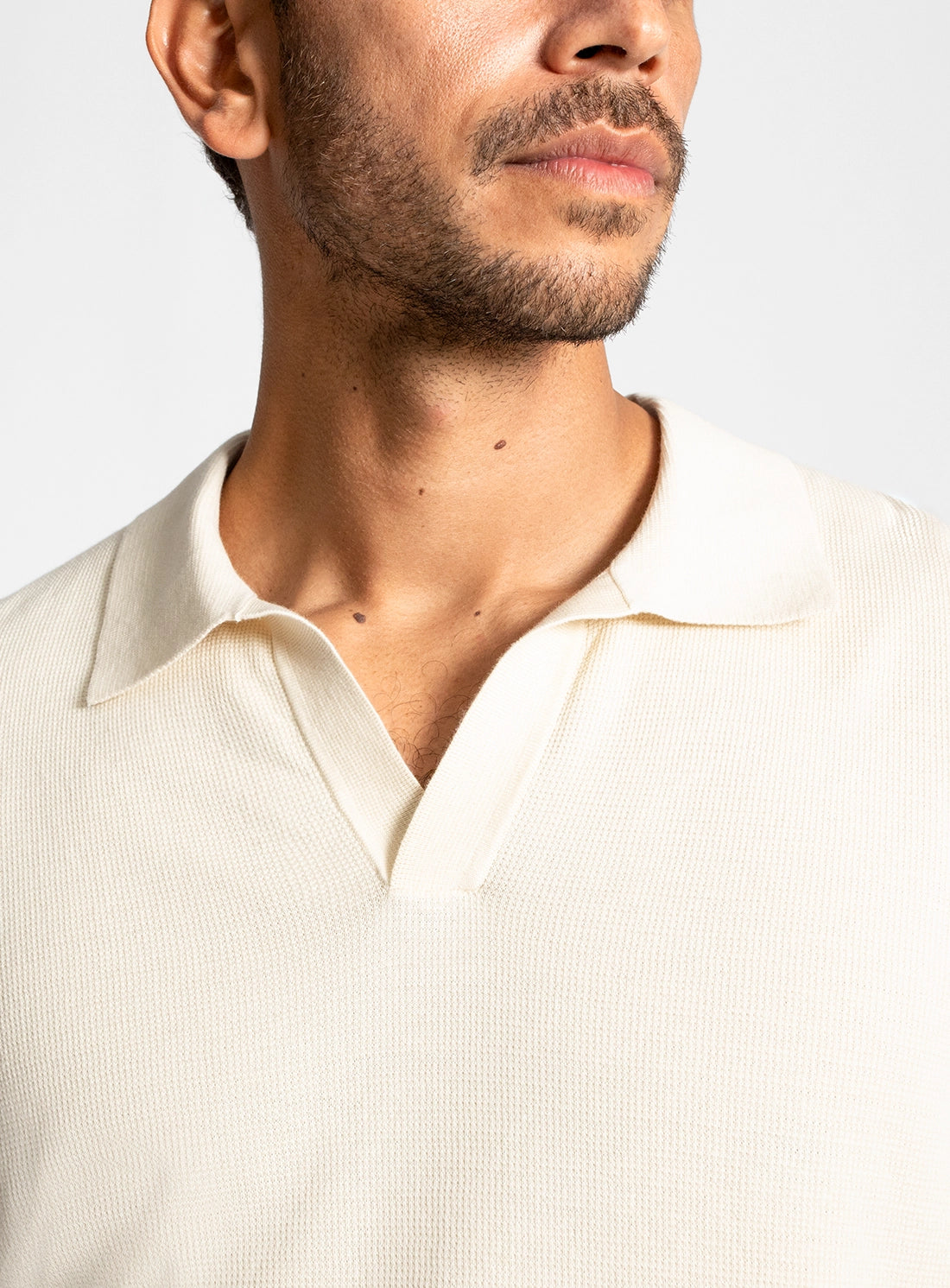 Giunta Textured Cream Polo
