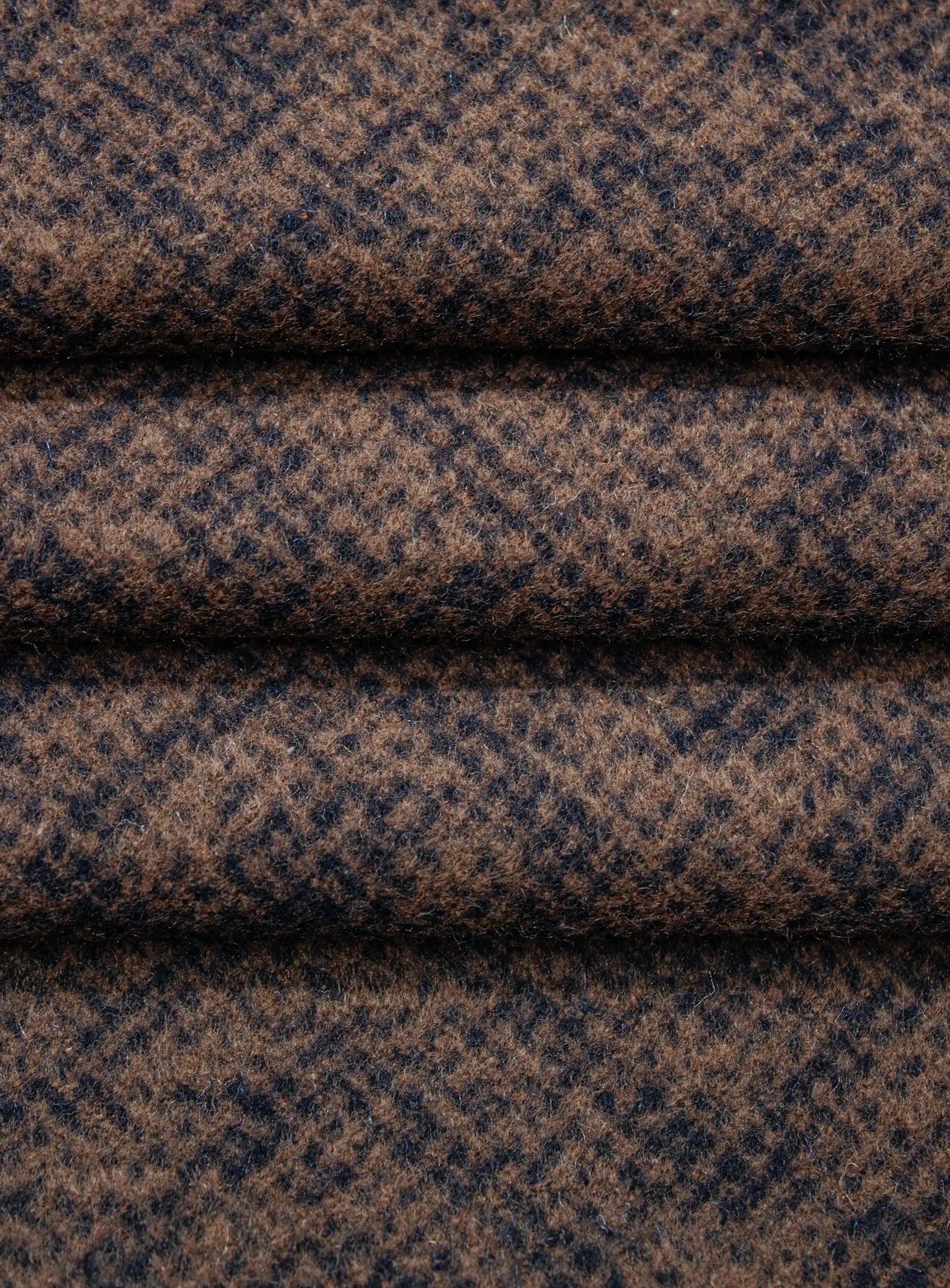 Chocolate/Navy Ikat Silk Scarf