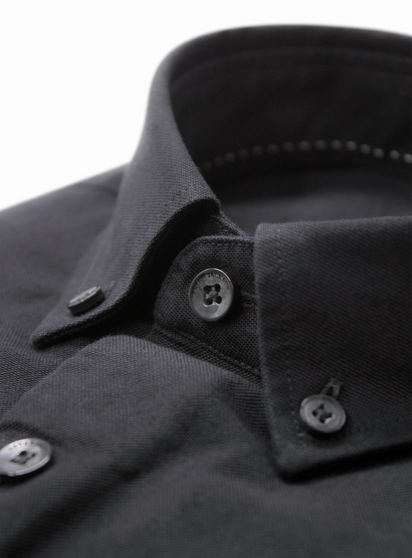 Merano Black Oxford Shirt