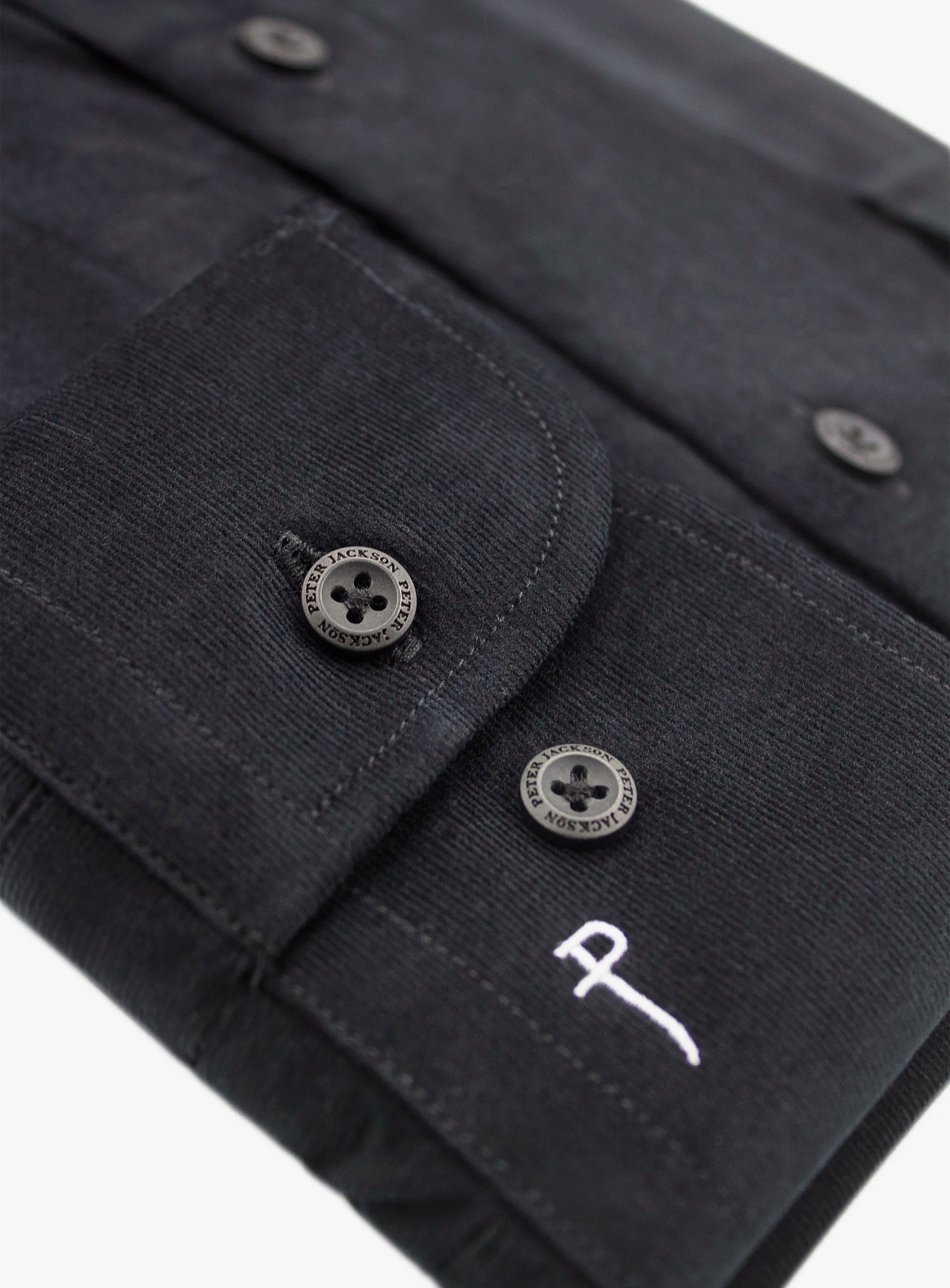 Piercarlo BabyCord Black Shirt
