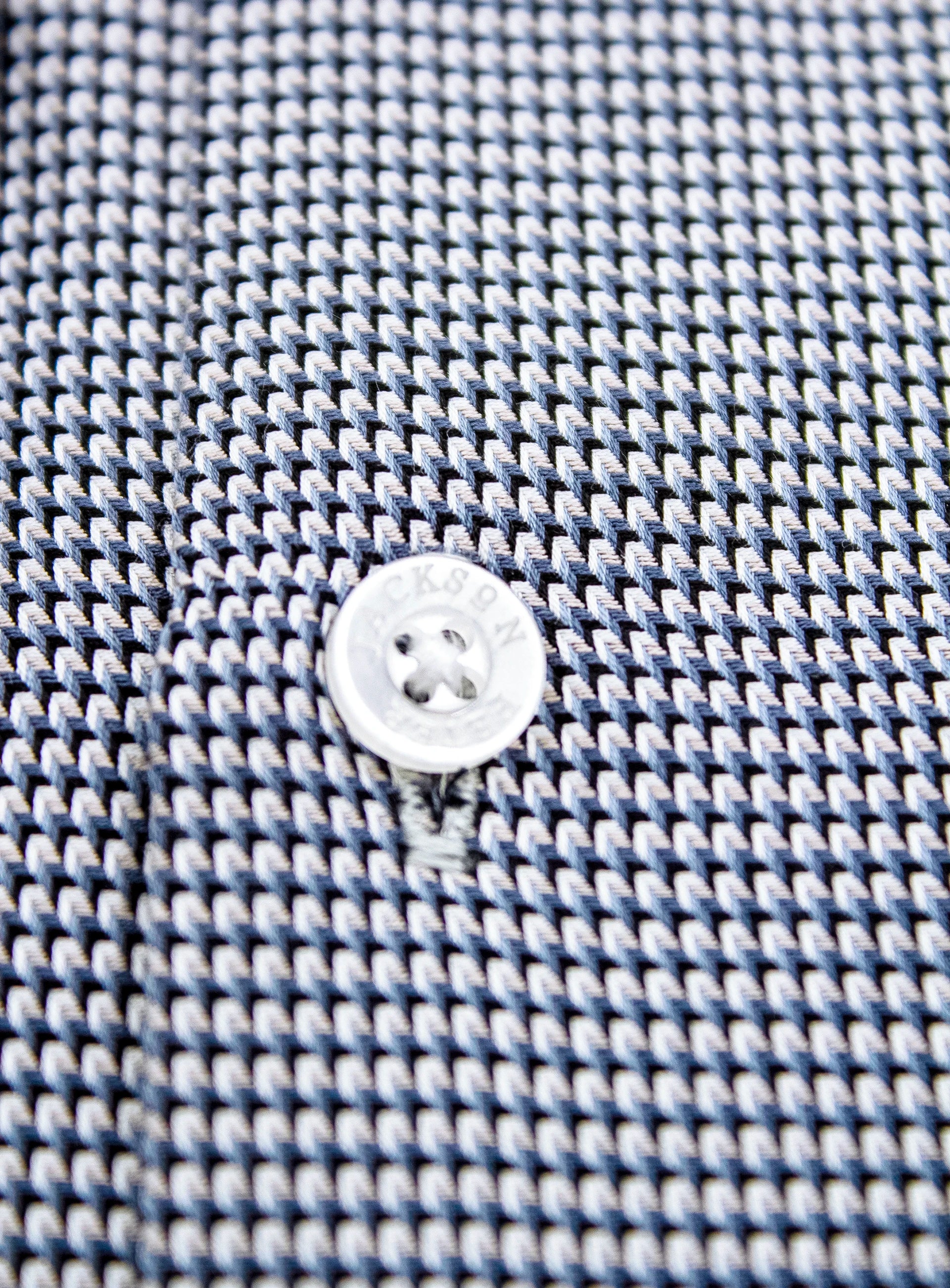 Milan Jacquard Black White Shirt