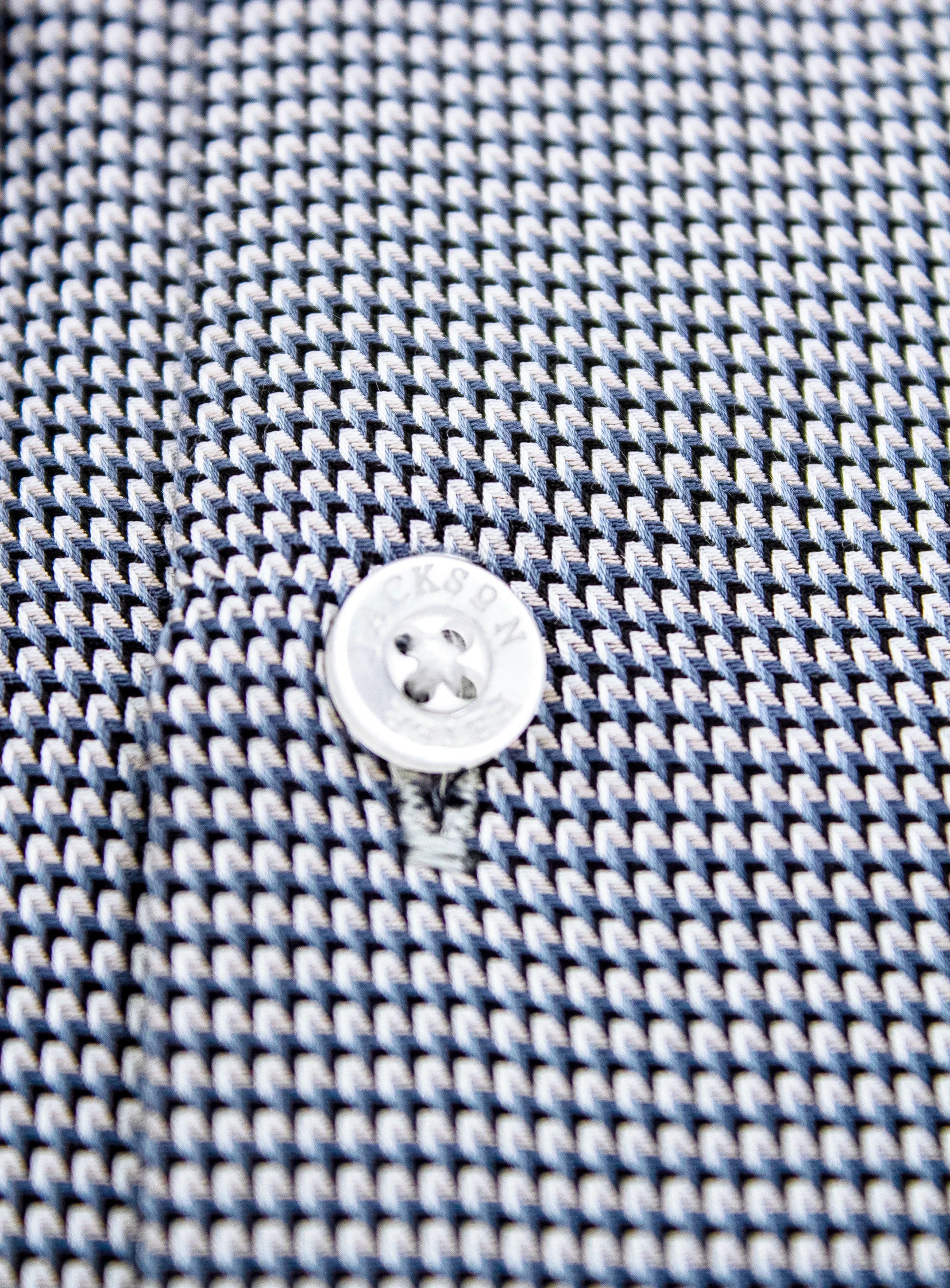 Milan Jacquard Black White Shirt