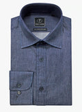 Piero Slim Fit Denim Blue Shirt