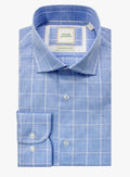 Milan Classic Check Blue Shirt