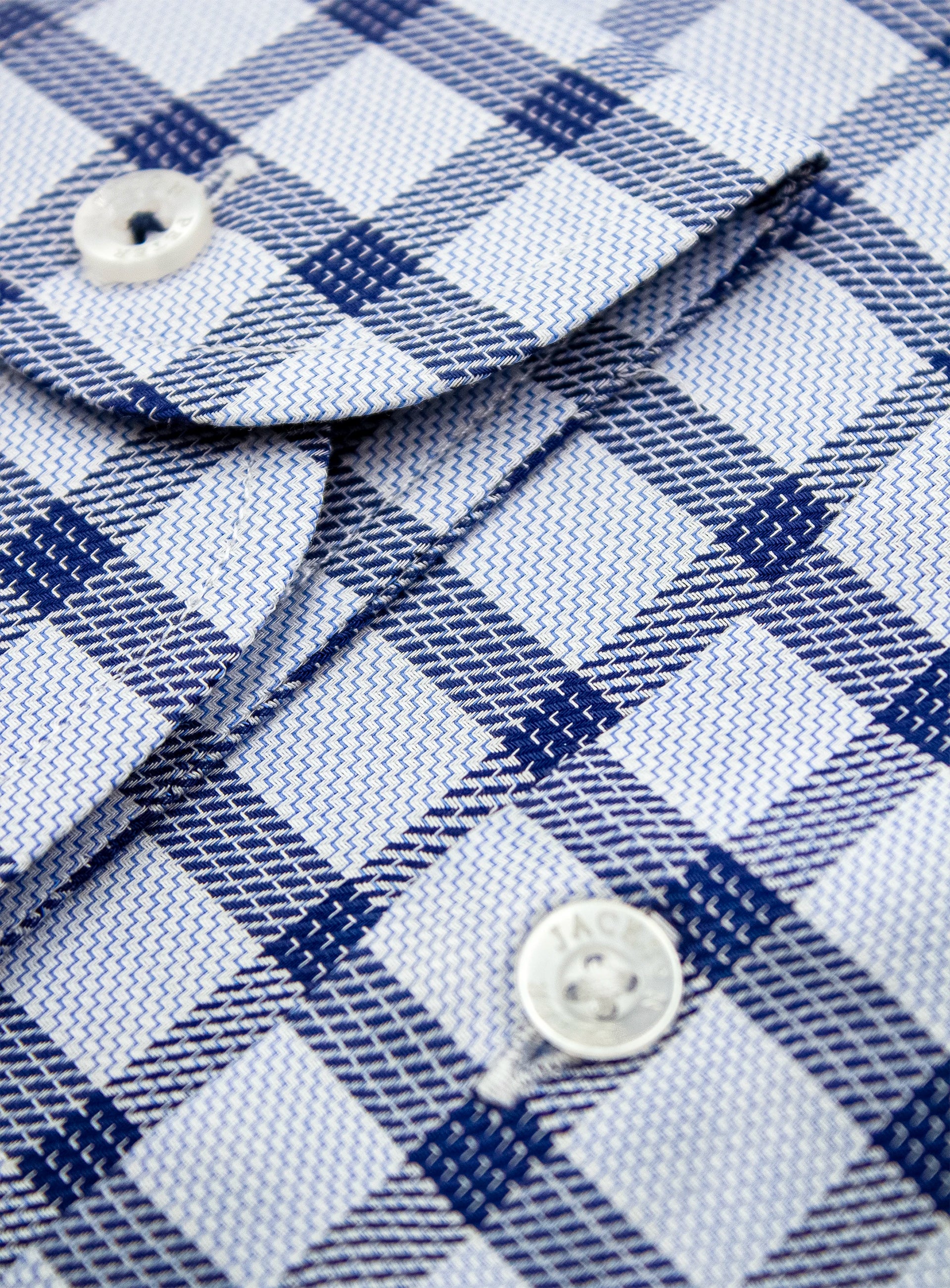 Milan Check Navy Shirt
