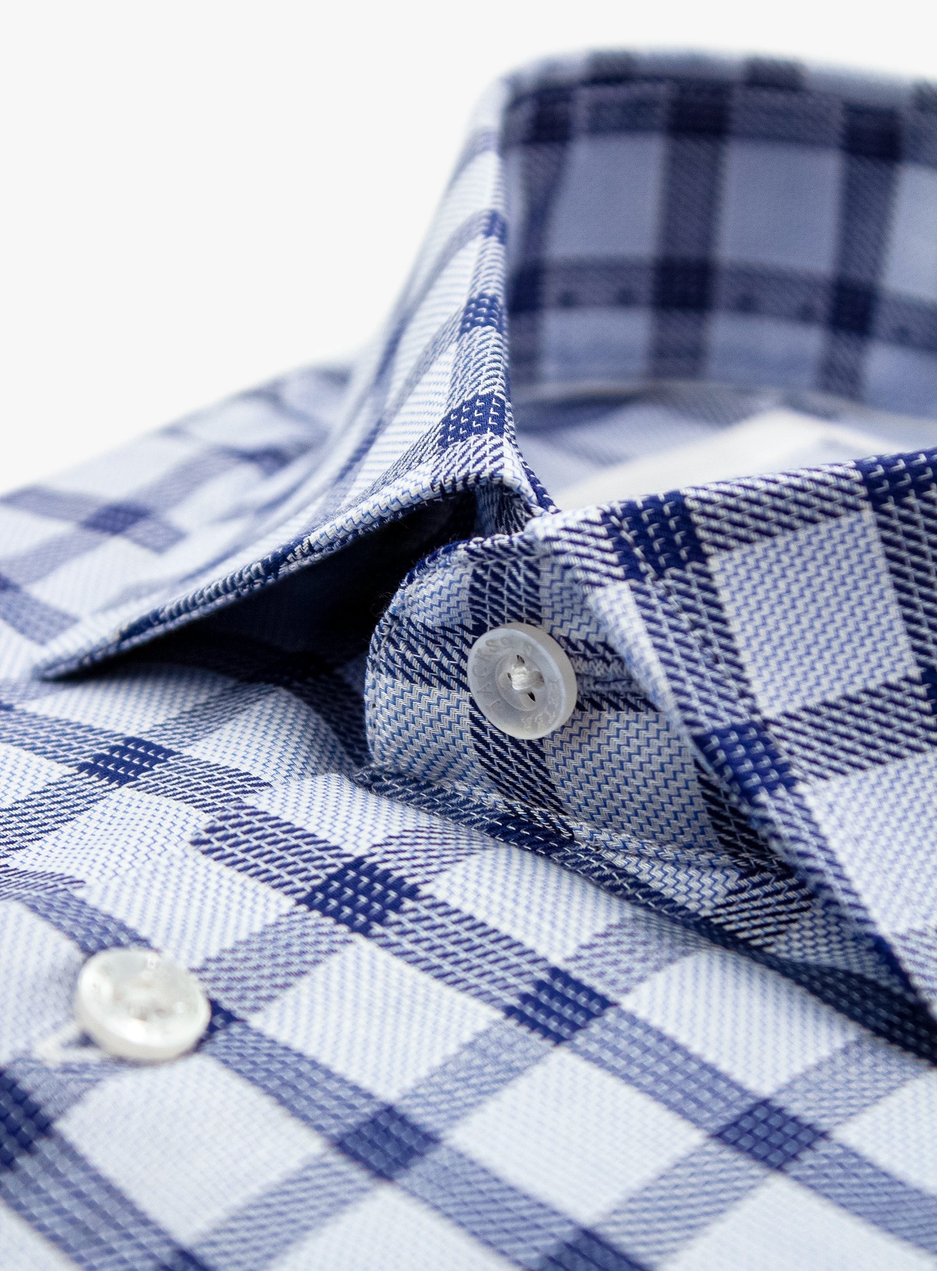Milan Check Navy Shirt