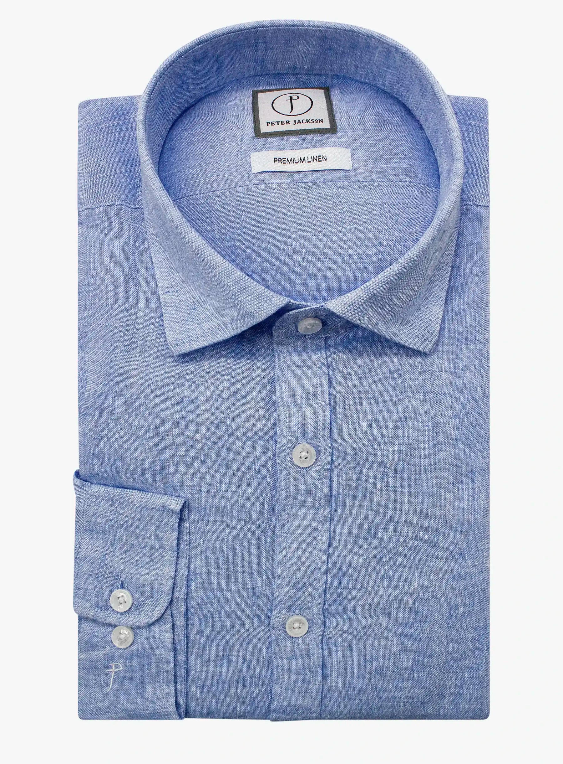 Verano Blue Washed Linen Shirt