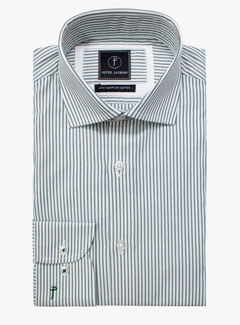 Milan Green Stripe Shirt