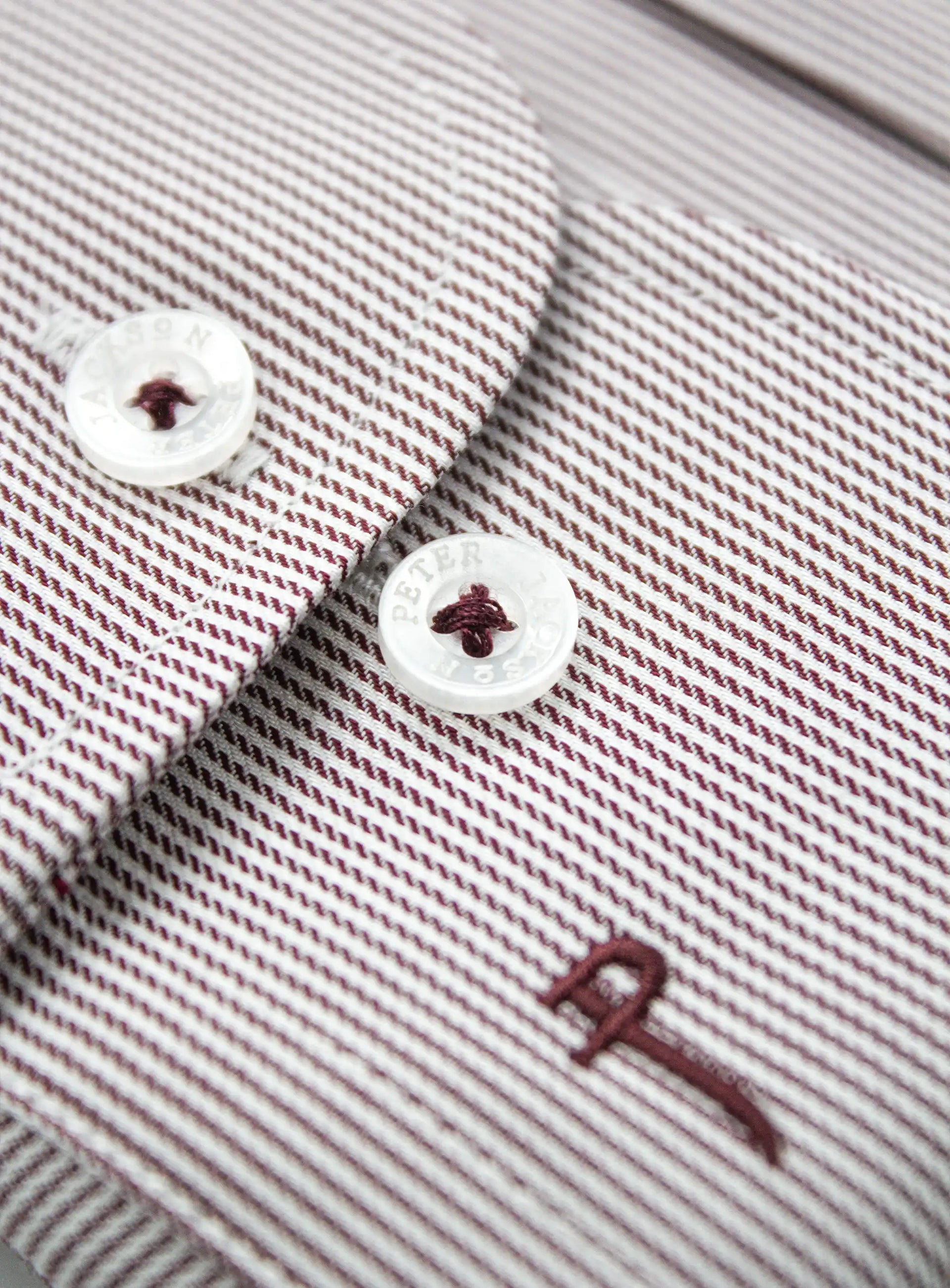 Milan Stripe Mulberry Shirt