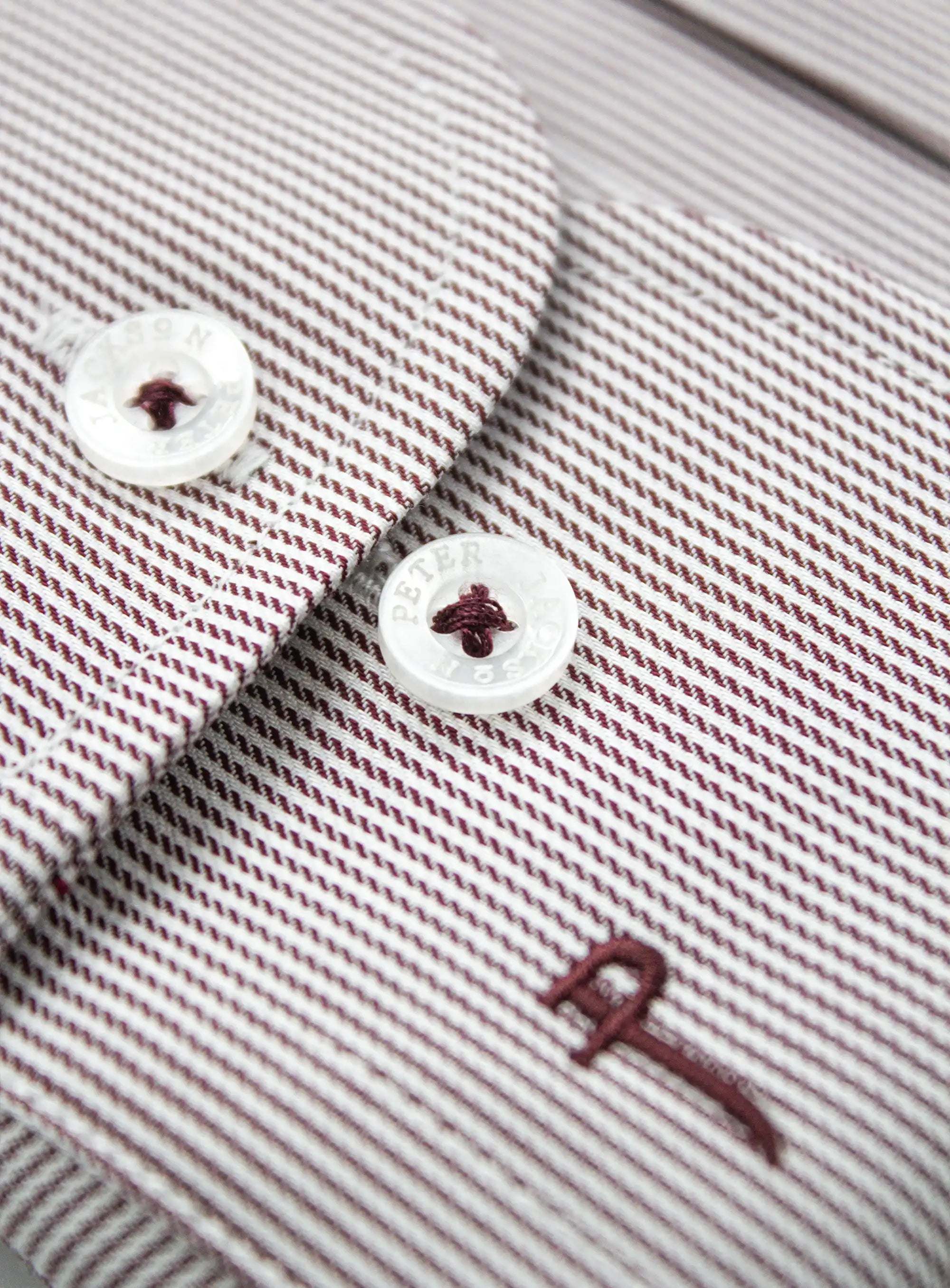 Milan Stripe Mulberry Shirt