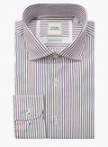 Milan Grape Purple Stripe Shirt