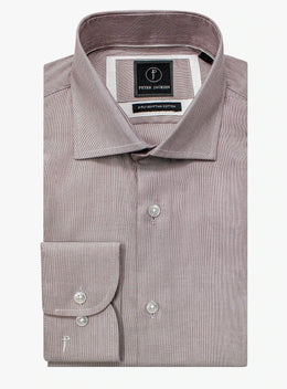 Milan Baskeweave Mulberry Shirt