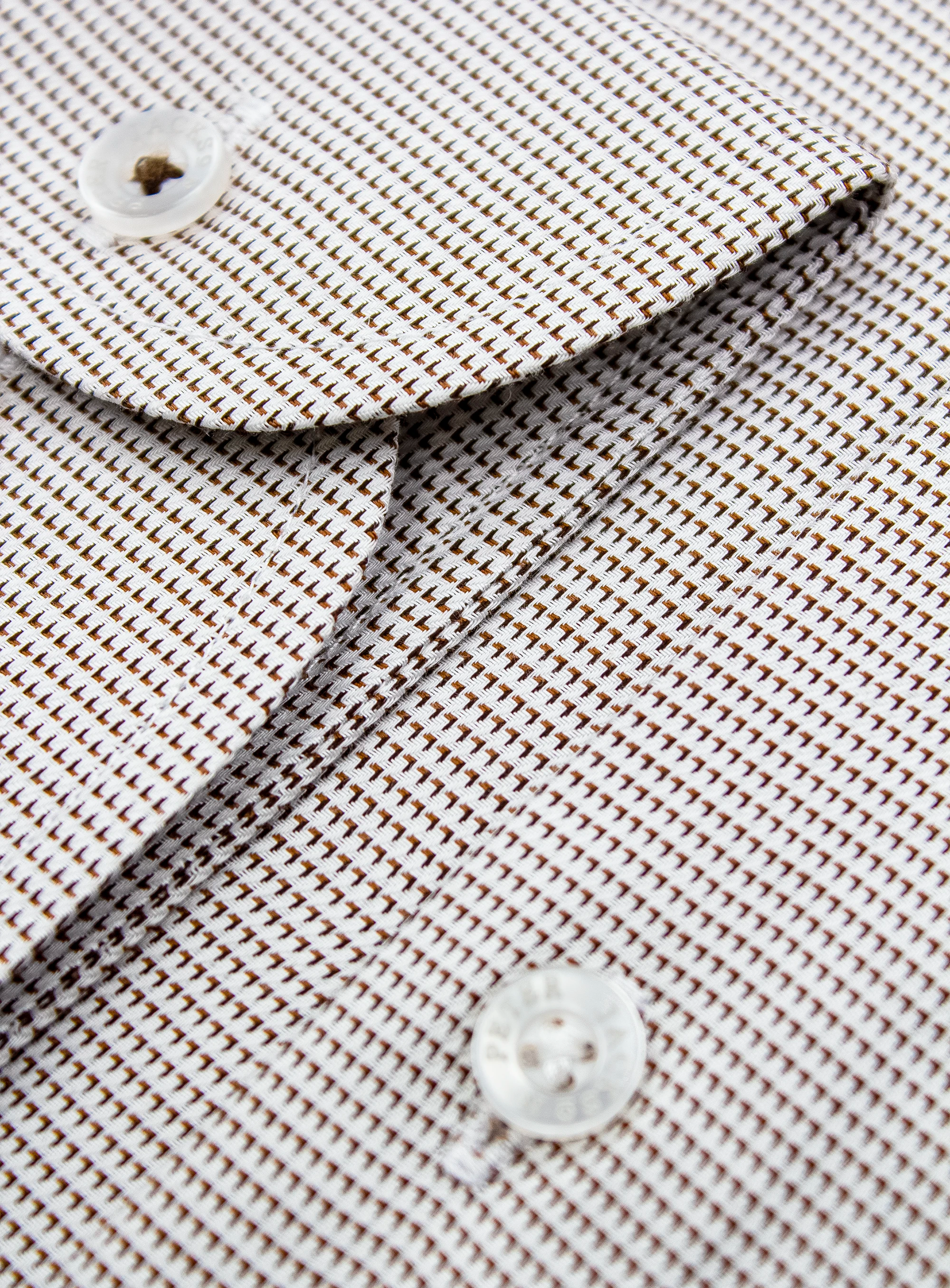 Milan Weave Chocolate Shirt
