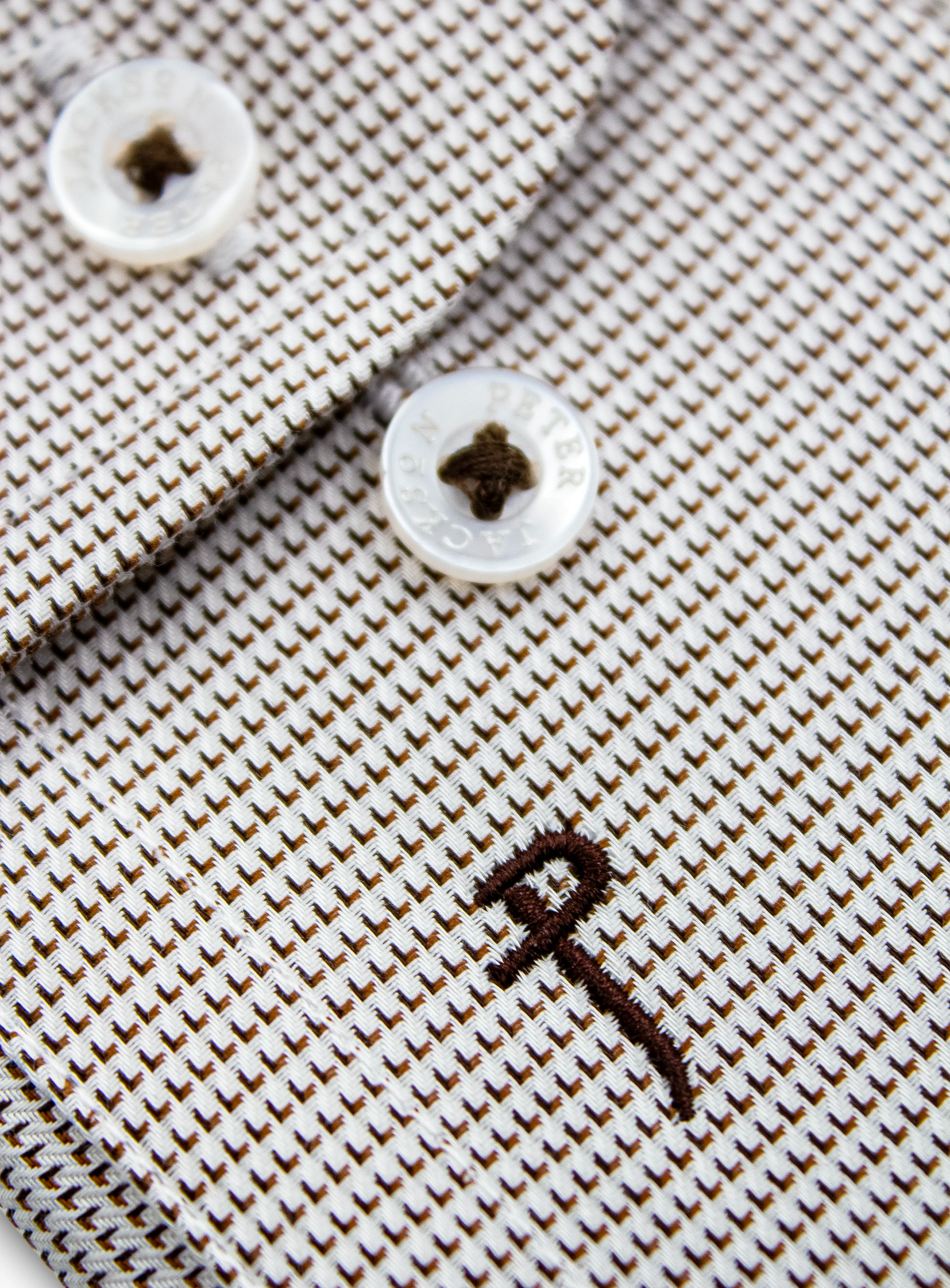Milan Weave Chocolate Shirt