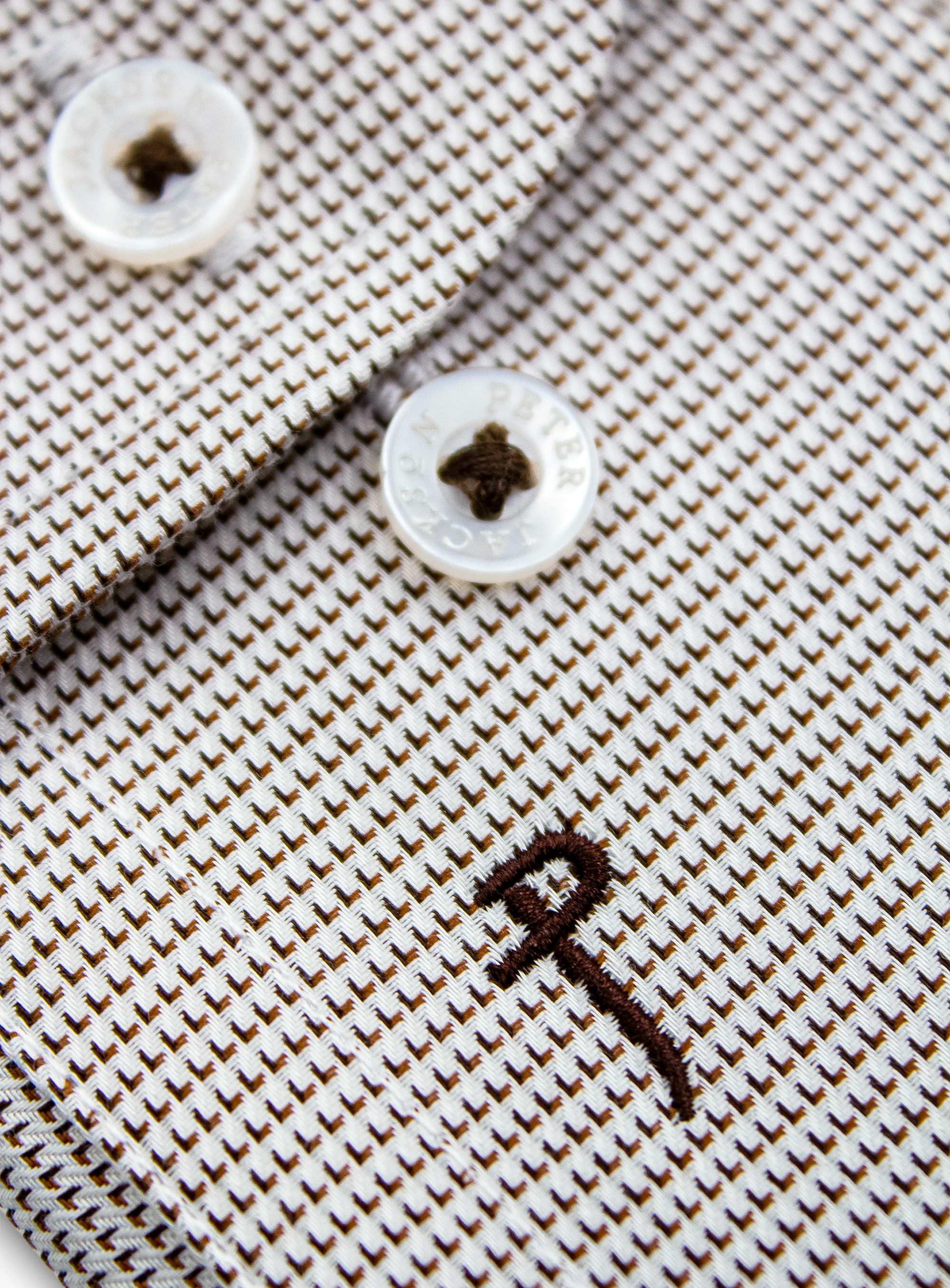 Milan Weave Chocolate Shirt