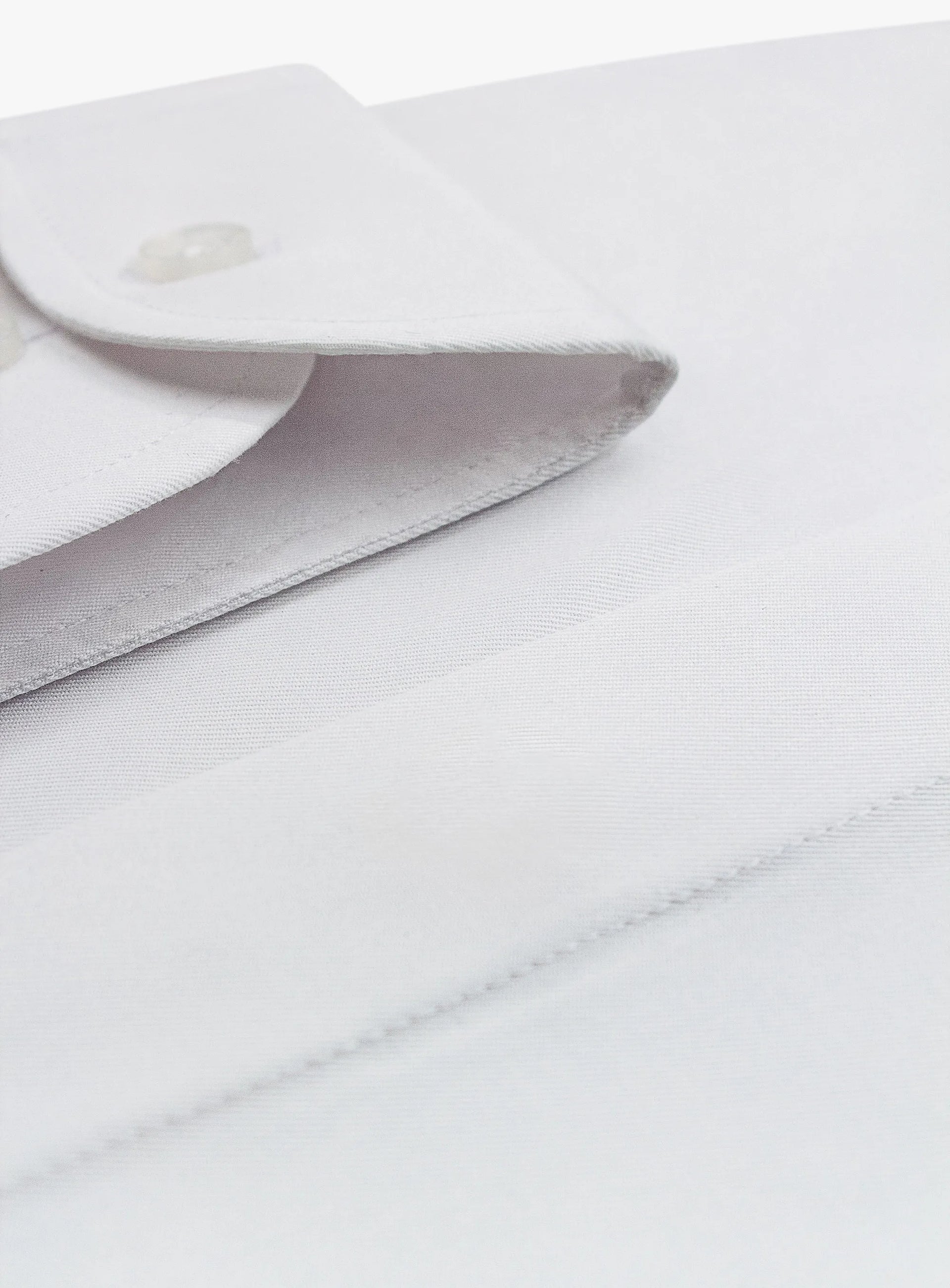 Roccia Twill Slim Fit White Shirt