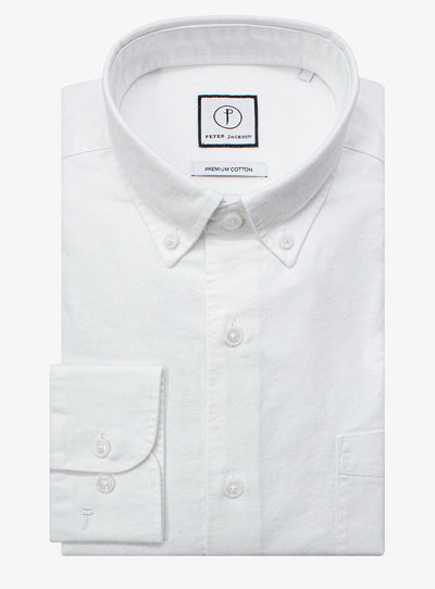 Merano White Oxford Shirt
