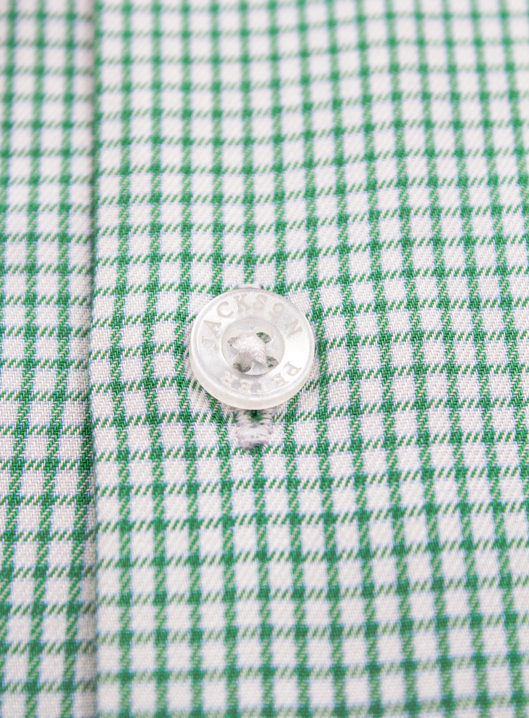 Milan Micro Check Green Shirt