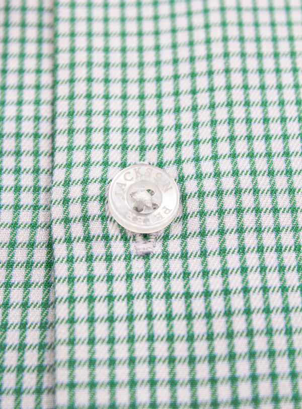 Milan Micro Check Green Shirt