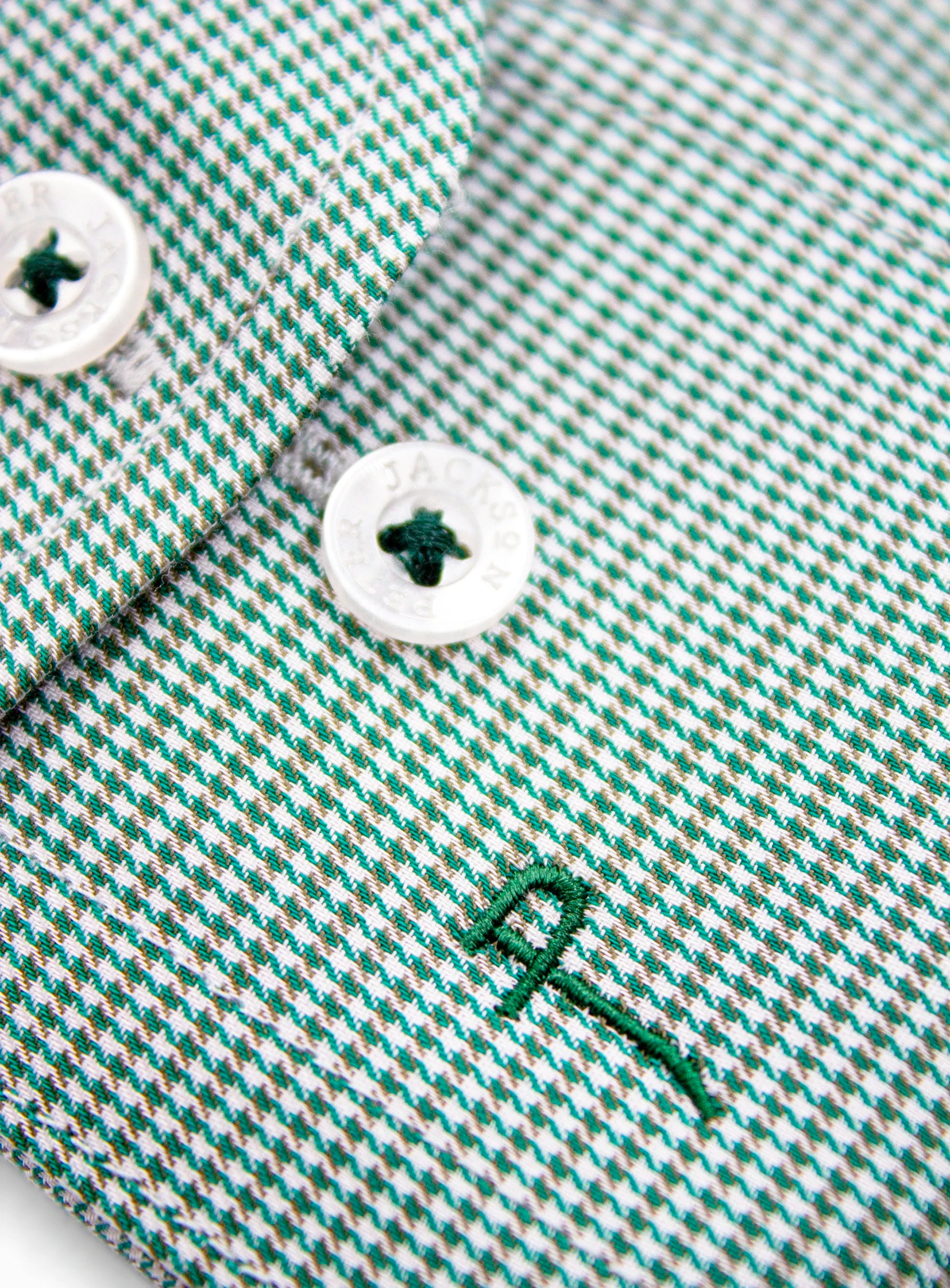Milan Puppytooth Green Shirt