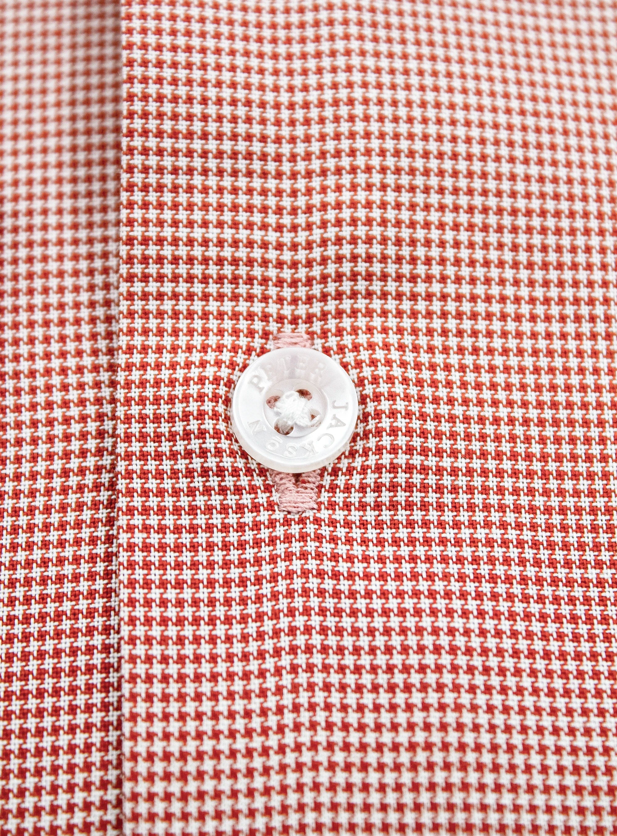 Milan Orange Puppytooth Shirt