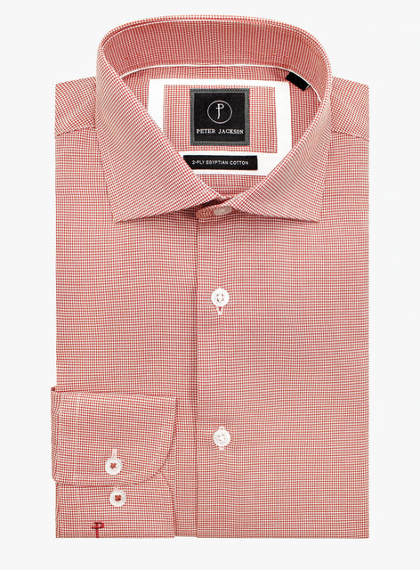 Milan Orange Puppytooth Shirt