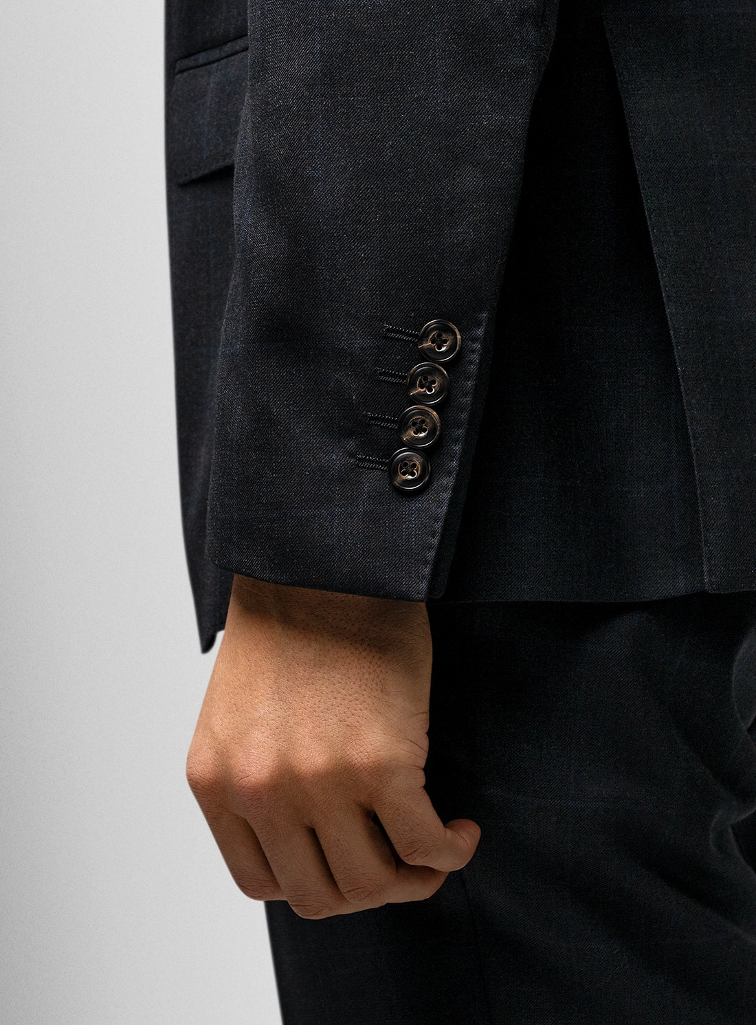 Rafael Check Charcoal Grey Suit
