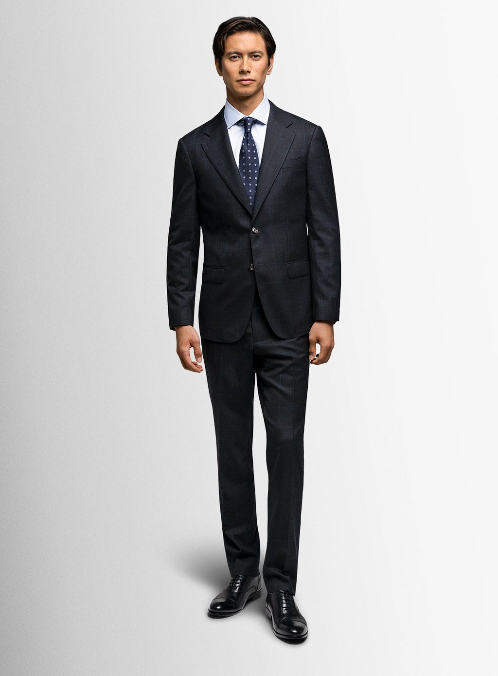 Rafael Check Charcoal Grey Suit