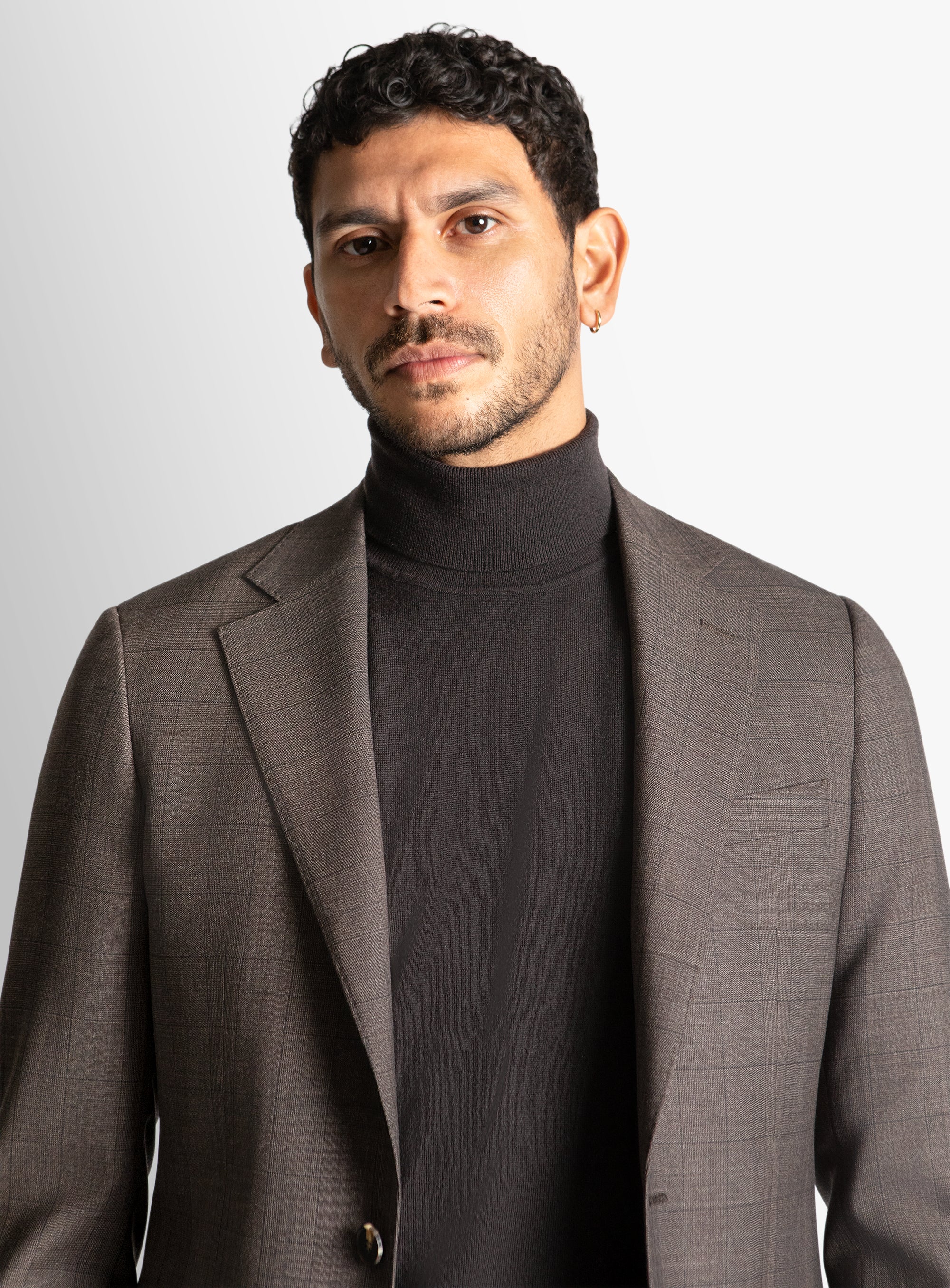 Isaac Chocolate Plaid Suit