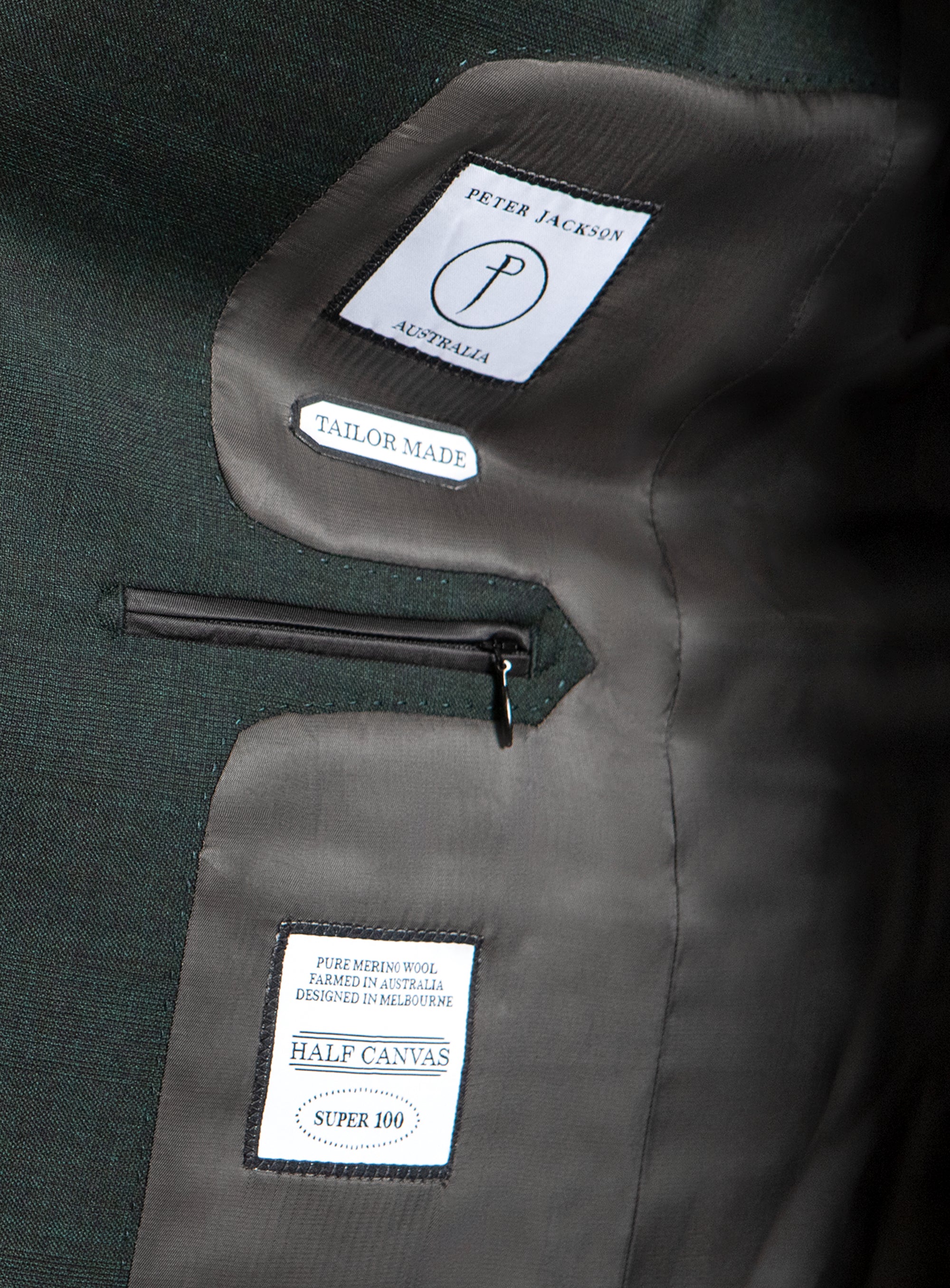 Avanti Plaid Green Suit