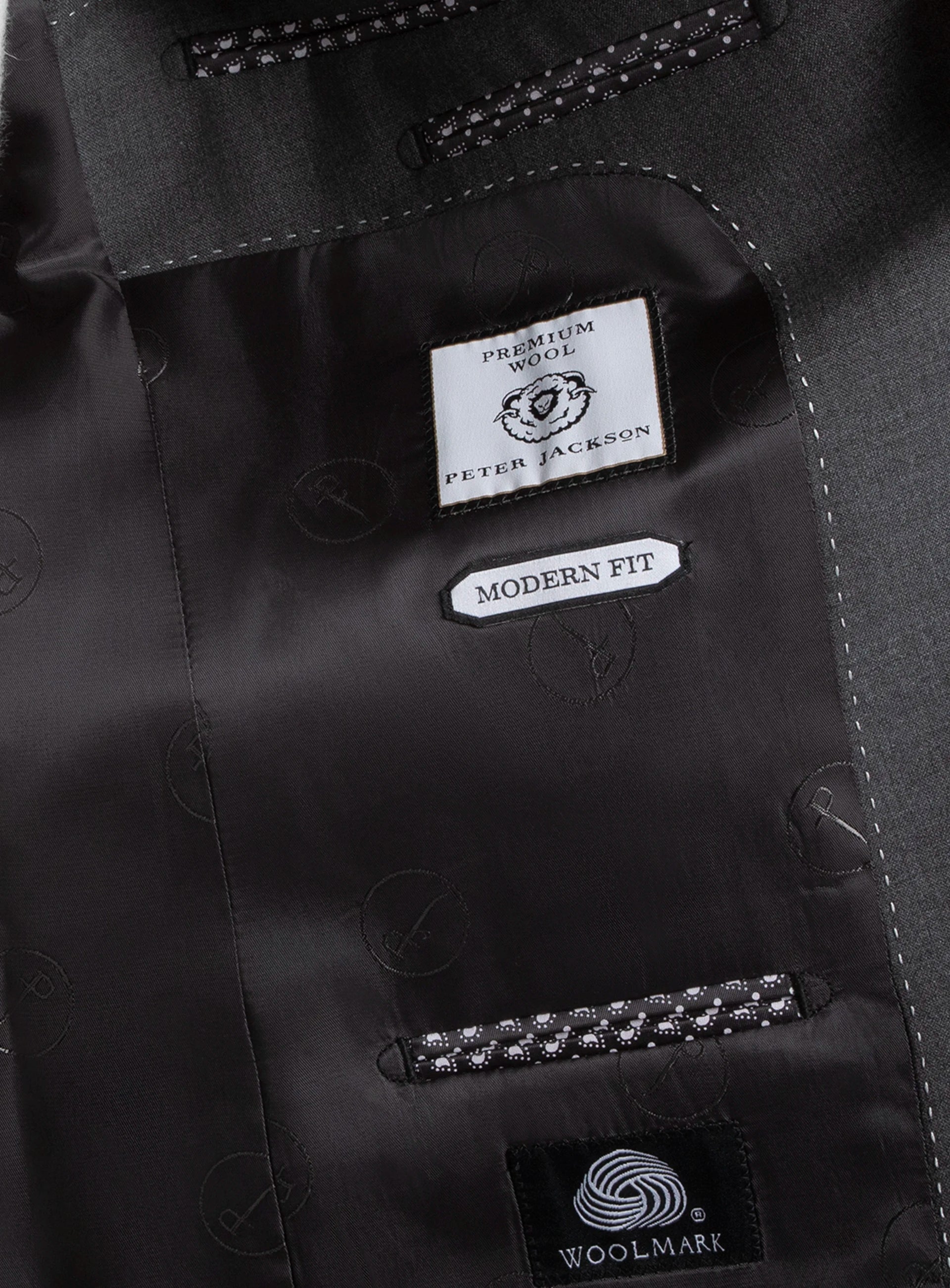 Luca Steel Grey Plain Weave Suit