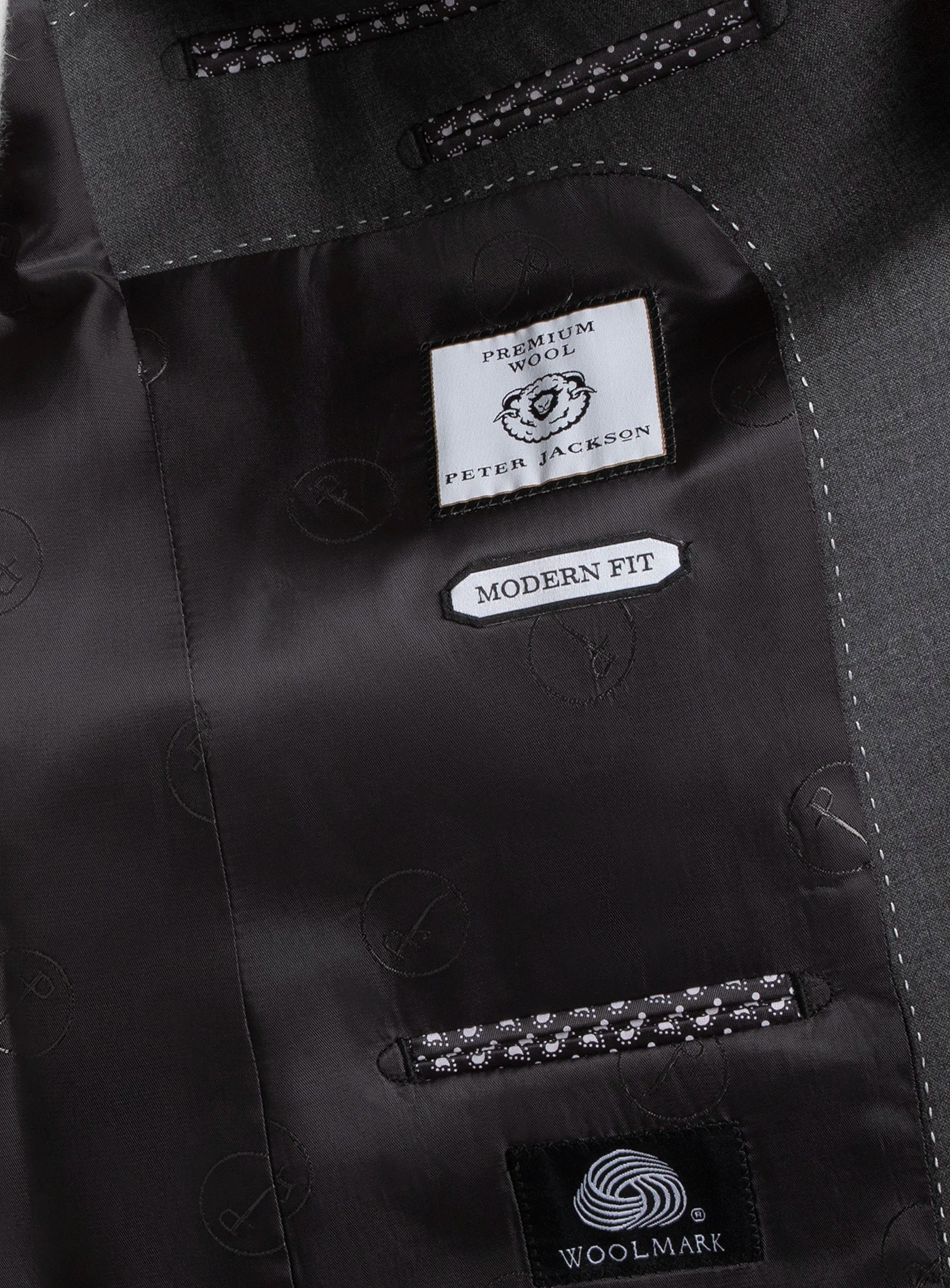 Luca Steel Grey Plain Weave Suit