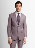 Antonio Sharkskin Plum Suit