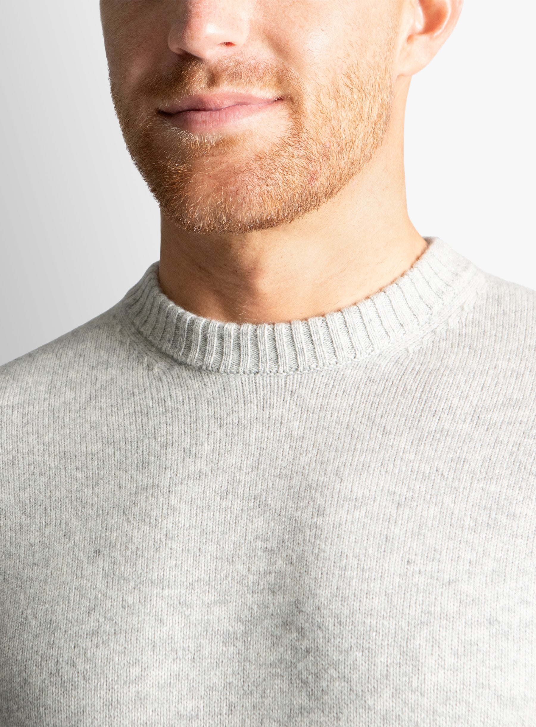 Ash Wool/Cashmere Crewneck Knit